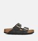 Birkenstock Arizona Suede Zwarte Slippers voor dames (360254)