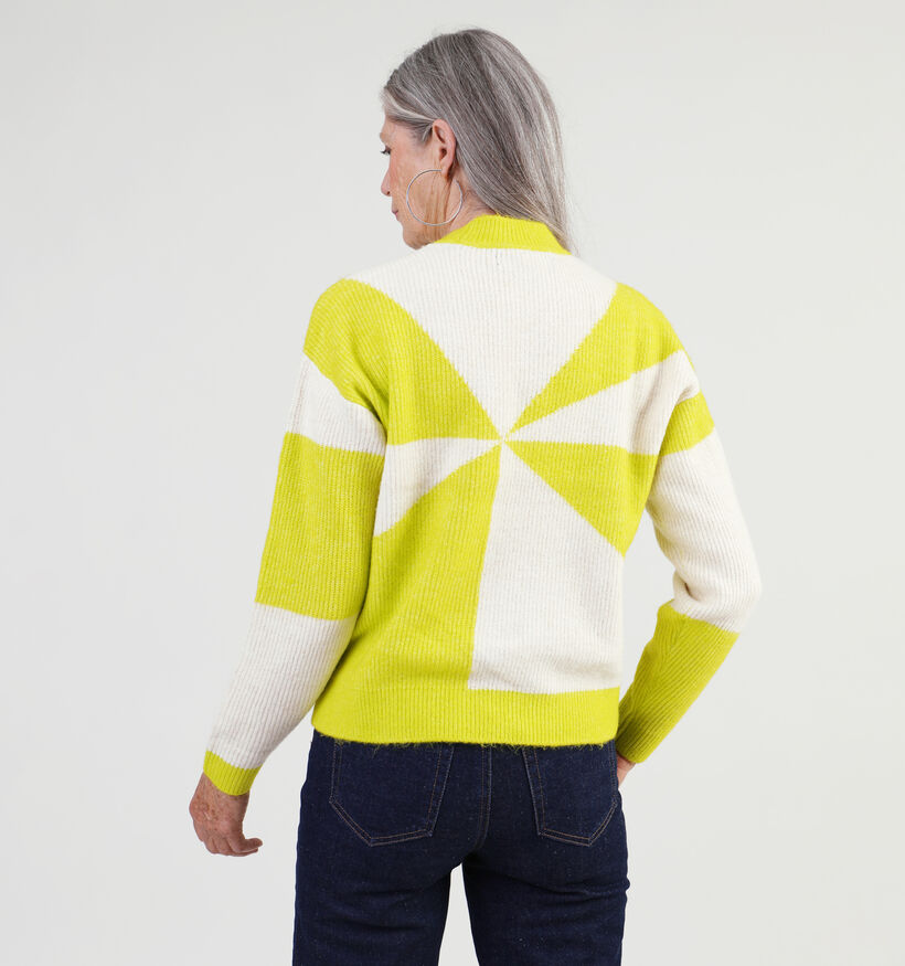 Vero Moda Philine Pull en Jaune pour femmes (329007)