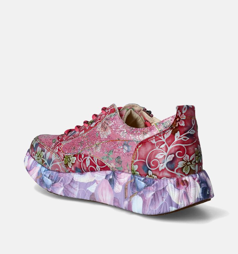 Laura Vita Nikito Baskets en Rose pour femmes (356704) - pour semelles orthopédiques