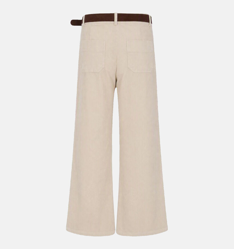 Orfeo Canelle Ecru Geklede Broek voor dames (381655)