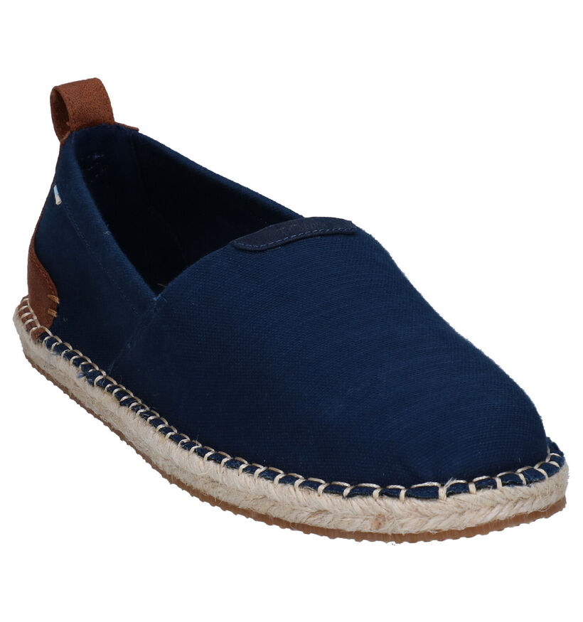 Toms Men Arta Espadrilles en Bleu en textile (288349)