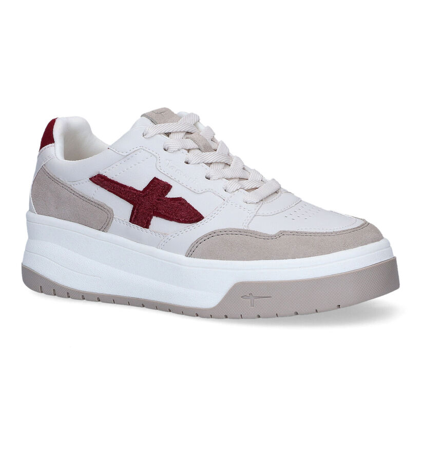 Fashletics Baskets casual en Blanc en cuir (315496)