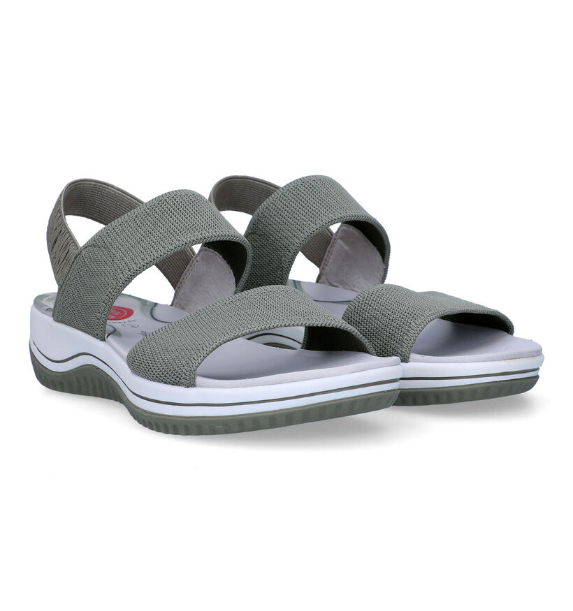 Jana Kaki Sandalen voor dames (323030)