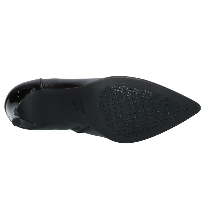 Geox Zwarte Enkelpumps in leer (263879)