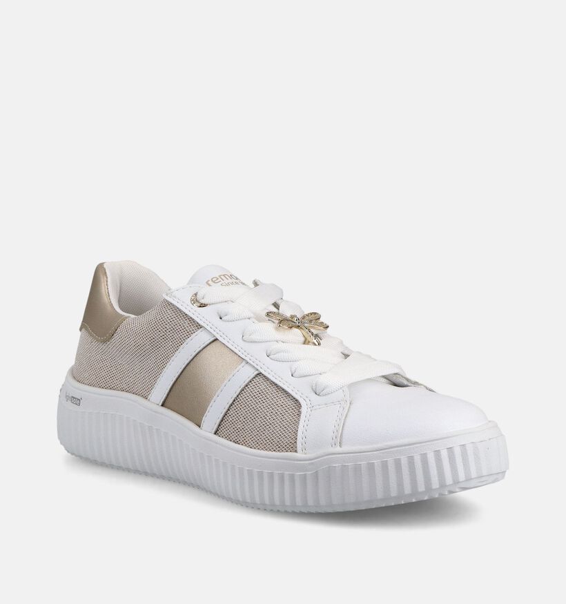 Remonte Witte Geklede Sneakers voor dames (367739) - geschikt voor steunzolen