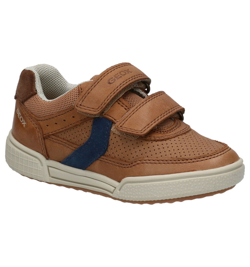 Geox Chaussures basses en Cognac en cuir (265783)