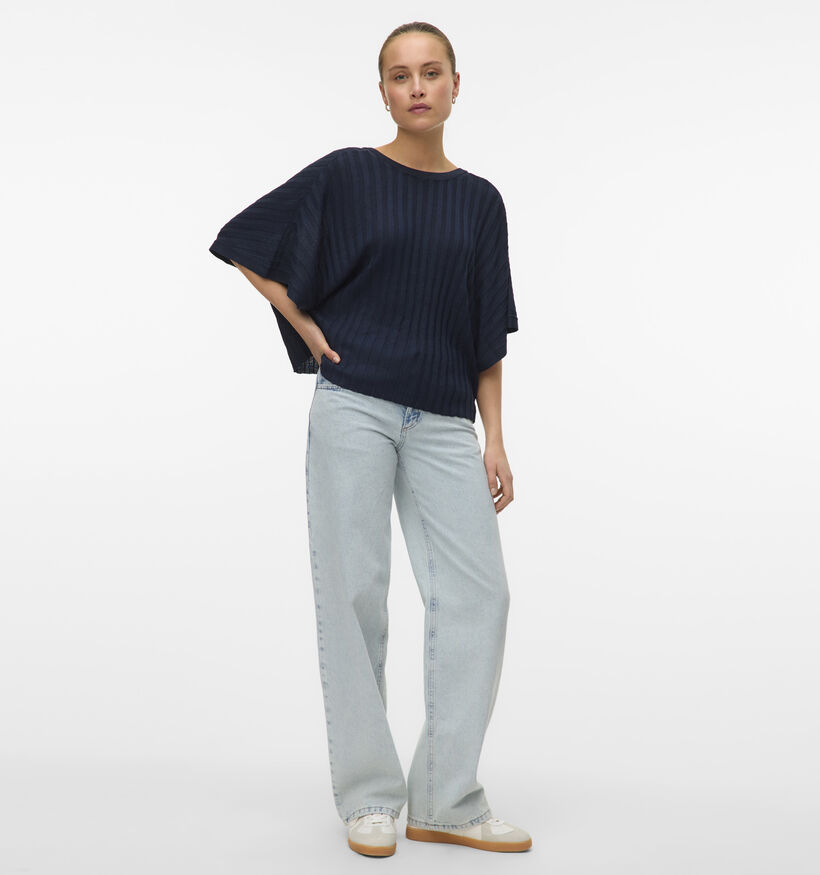 Vero Moda Barbados Pull en Bleu pour femmes (353138)