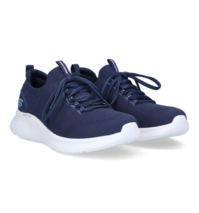 Skechers Lite Pro Baskets en Bleu pour femmes (321368)