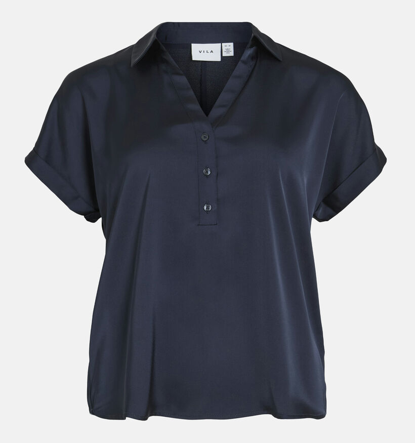 Vila Vienna Ravenna Donkerblauwe Blouse voor dames (378434)