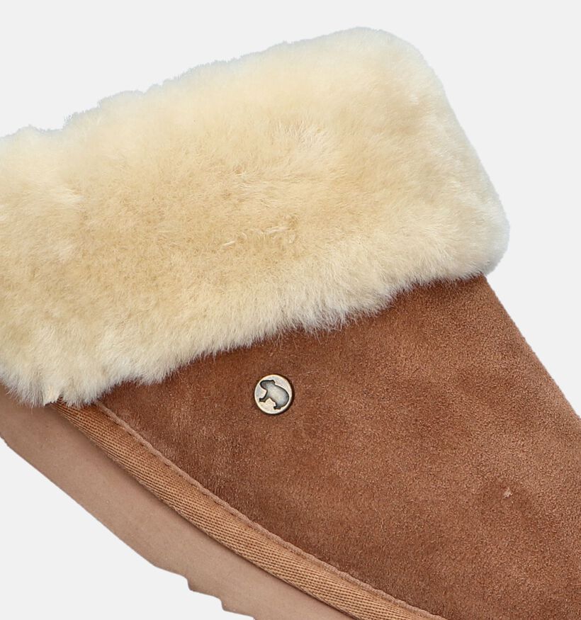 Warmbat Flurry Cognac Pantoffels voor dames (346207)
