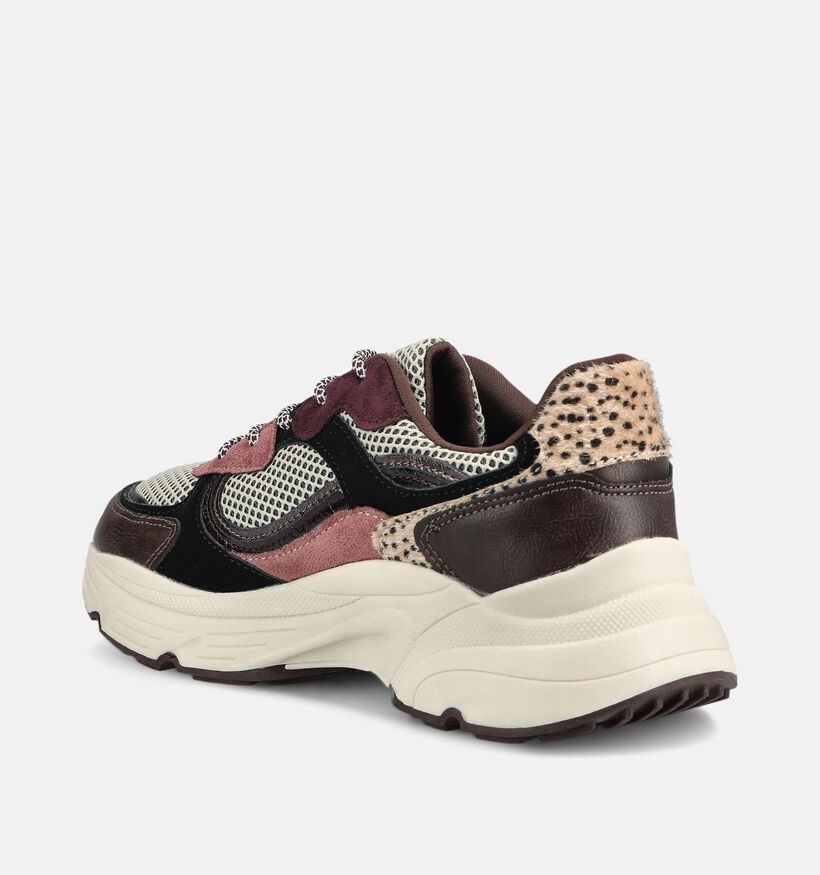 Posh by Poelman Bruine Sneakers voor dames (378626) - geschikt voor steunzolen