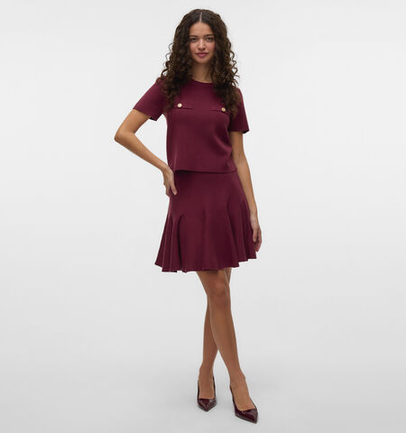 Vero Moda Jupes Bordeaux