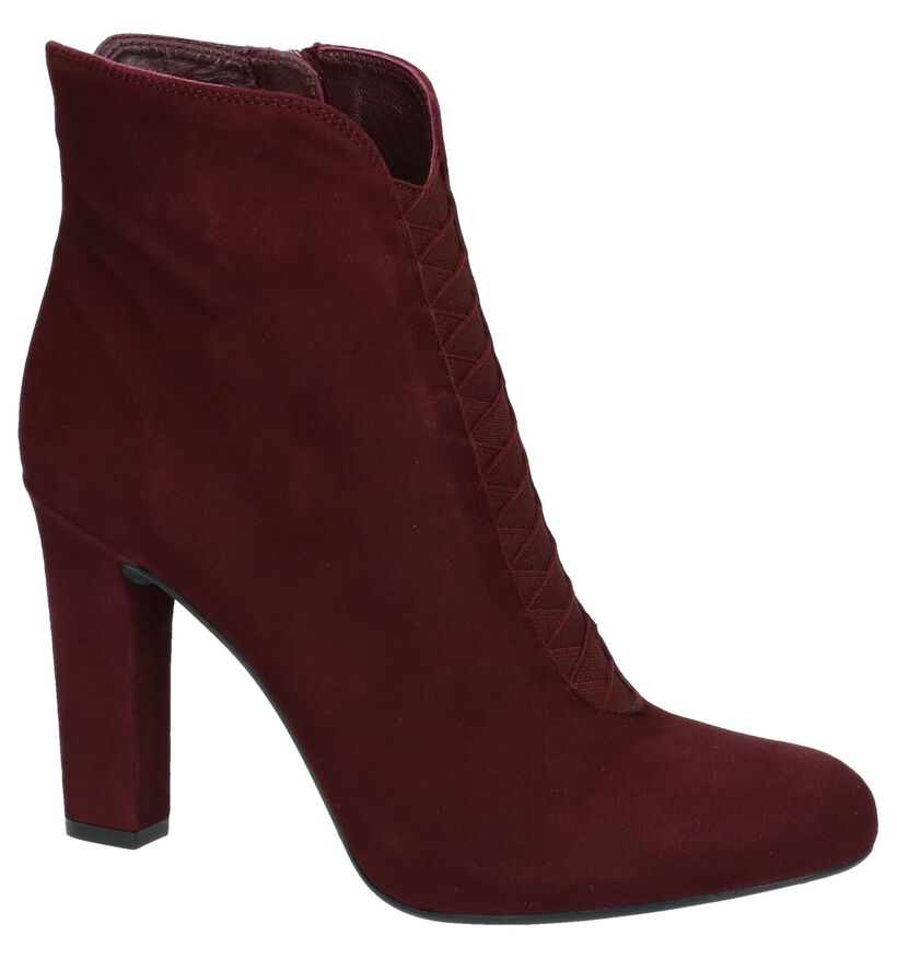 Bordeaux Enkellaarzen High Heels Unisa Pansi, , pdp