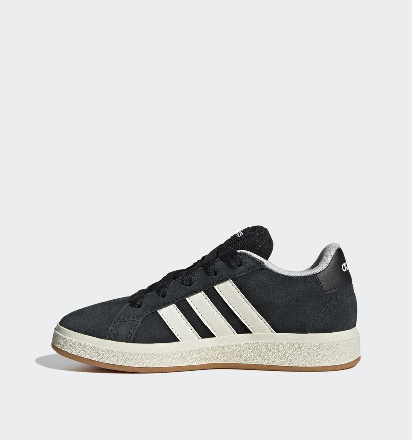 Adidas Grand Court 00s K Baskets basses en Noir pour gar&ccedil;ons (372631)