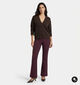 Guess Pantalon Flared en Bordeaux pour femmes (381011)