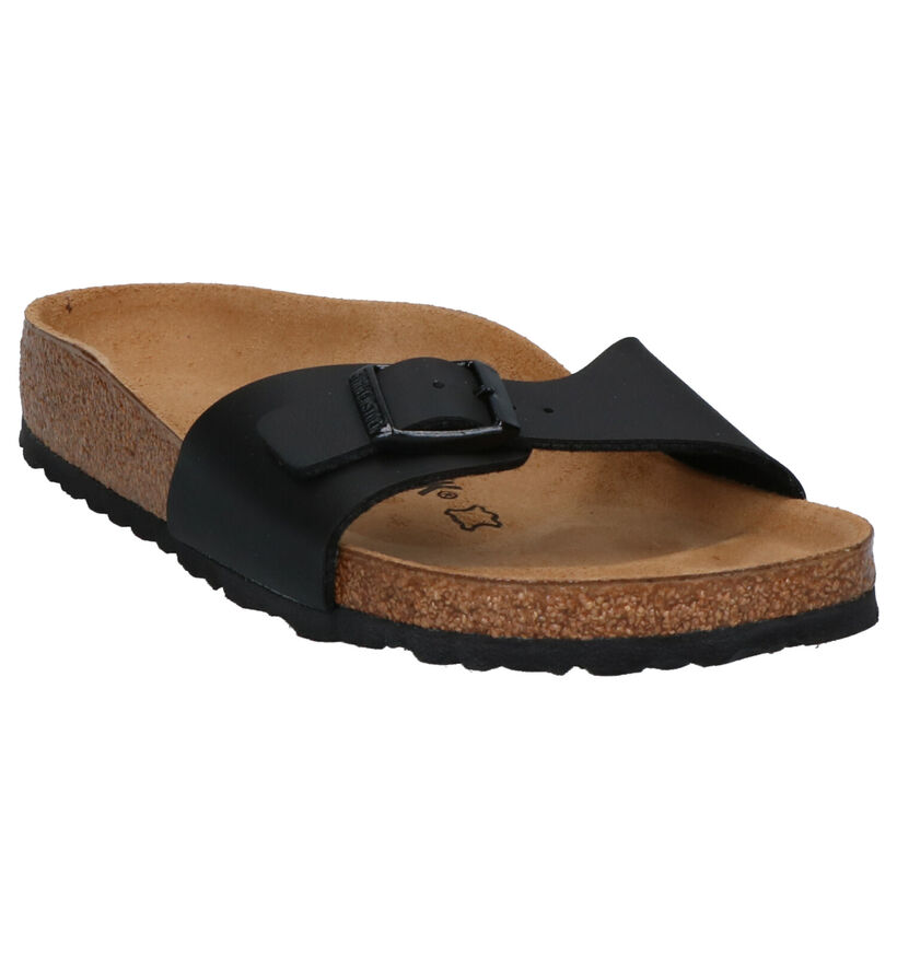 Birkenstock Madrid Birko-Flor Witte Slippers voor dames (338044)
