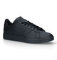 adidas Grand Court 2.0 Baskets en Noir pour hommes (326772) - pour semelles orthopédiques