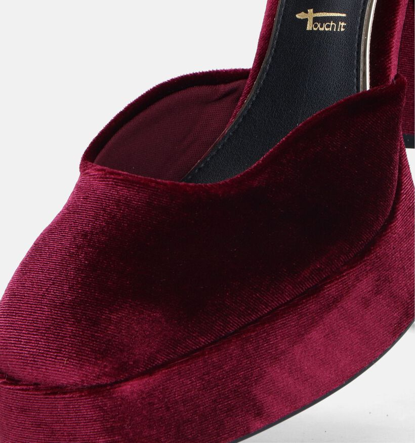 Tamaris Escarpins Velour plateforme en Vert pour femmes (330530)