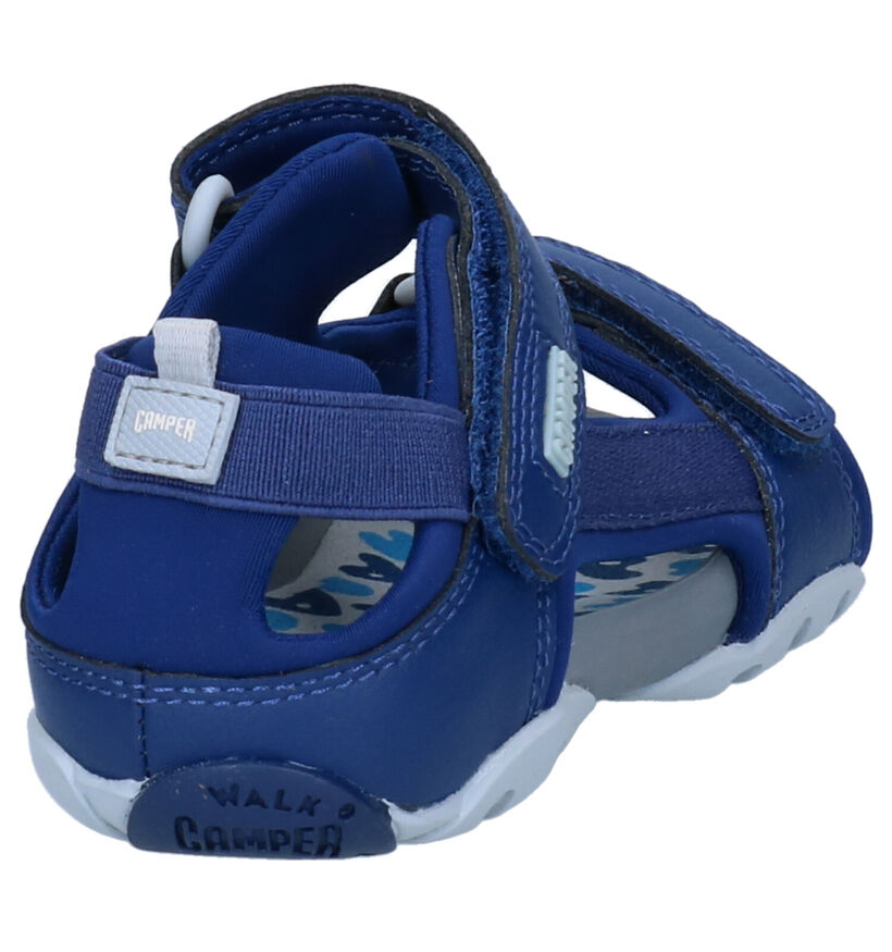 Camper Sandales en Bleu foncé en textile (288738)