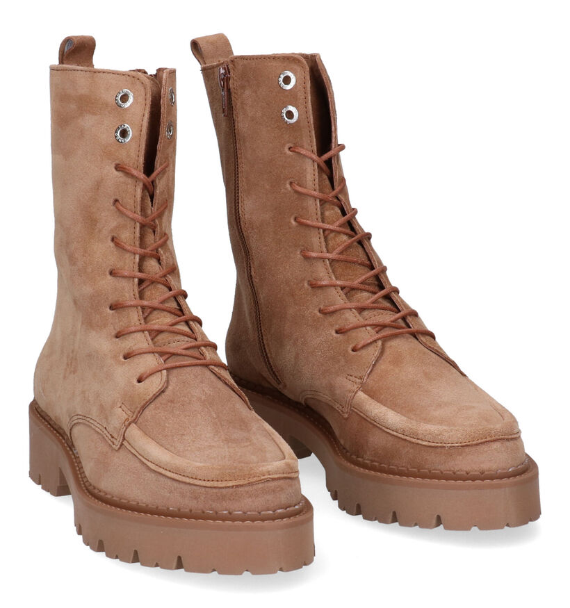 Tango Bee Bold Cognac Boots voor dames (307995) - geschikt voor steunzolen