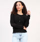Vero Moda Dania Zwarte Cardigan met knopen voor dames (352162)