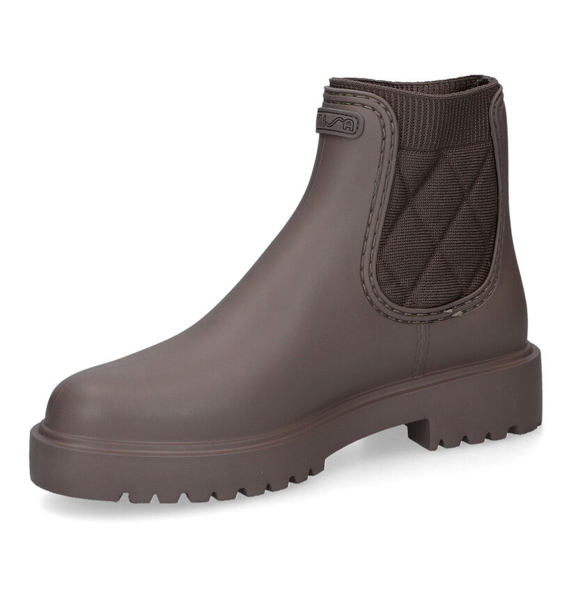 Unisa Frades Rom Bottes de neige en Taupe pour femmes (316178)