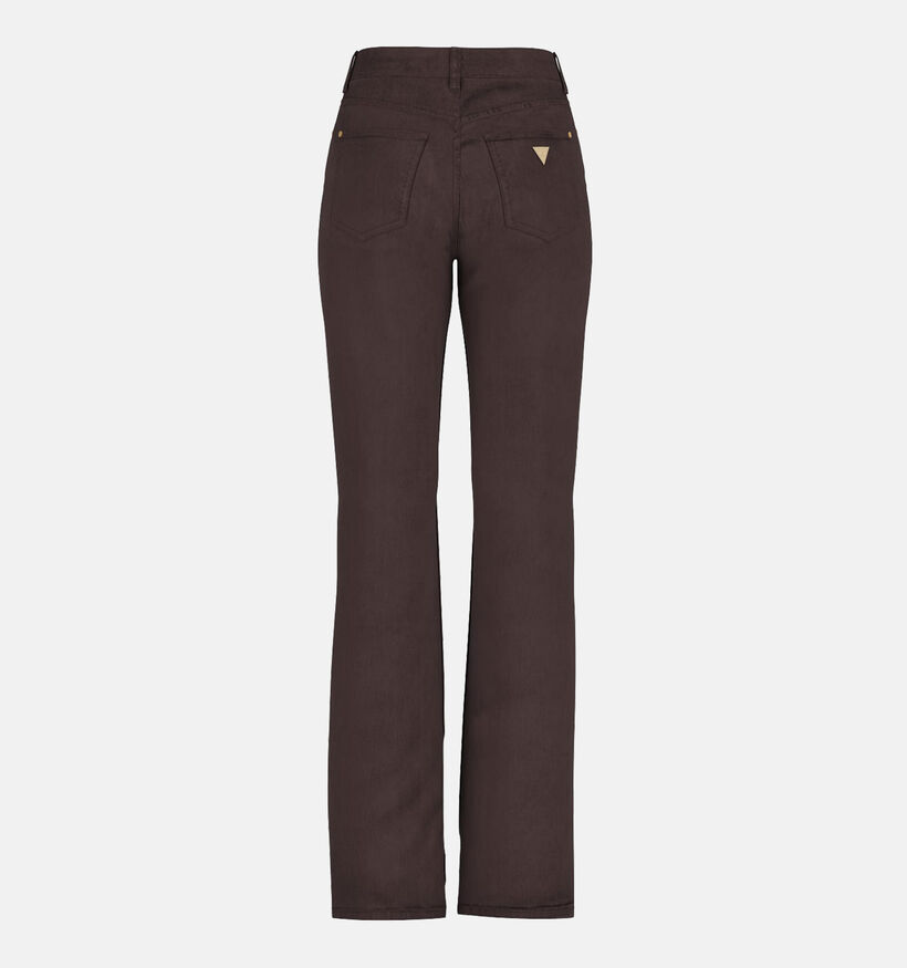 Guess Donkerbruine Straight Leg Jeans voor dames (364377)