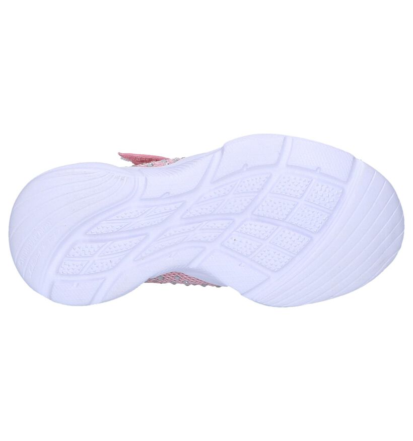 Skechers Memory Foam Baskets basses en Argent en textile (250663)