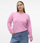 Vero Moda Curve Doffy Roze Trui voor dames (362594)