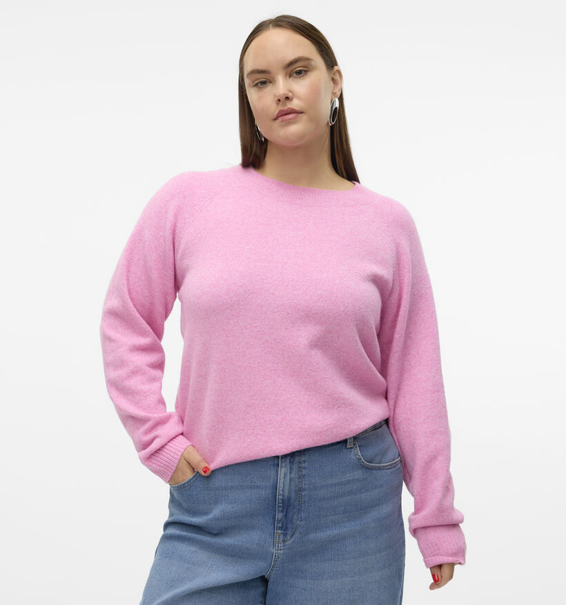 Vero Moda Curve Doffy Roze Trui voor dames (362594)