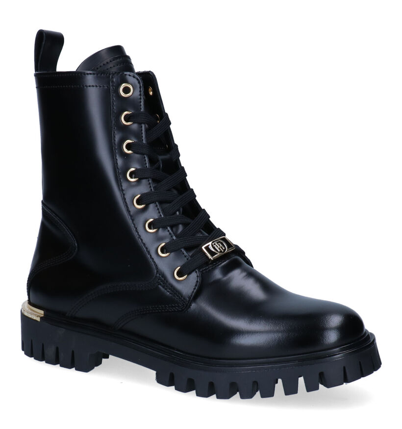 Tommy Hilfiger Boots à lacets en Noir pour femmes (295224)