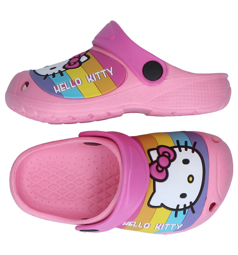 Hello Kitty Claquettes en Rose clair en synthétique (288496)