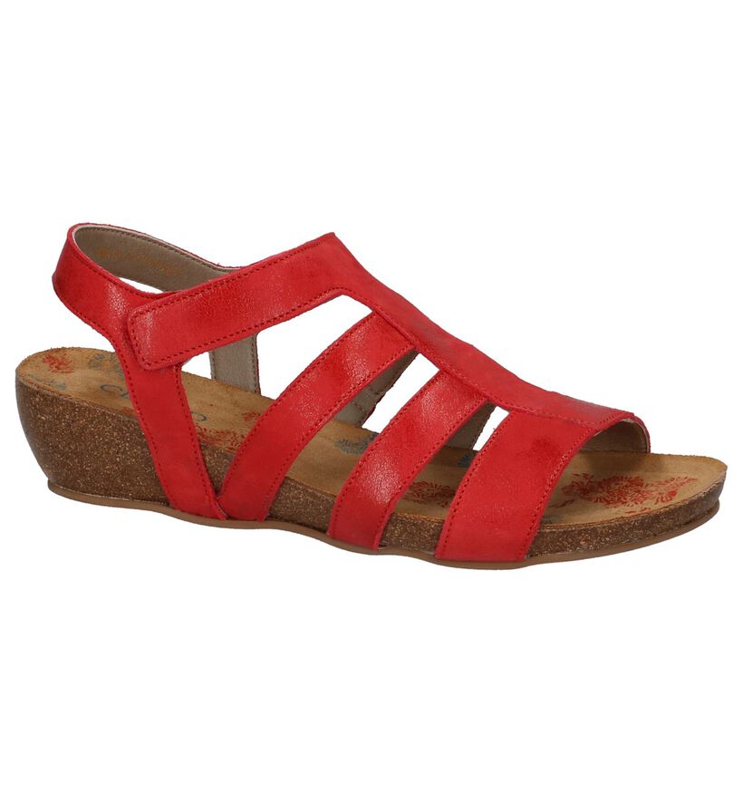 Sandalen Cloud Delta Rood in nubuck (214154)