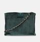 Pepe Moll Velvet Zwarte Crossbody Tas in stof (333833)