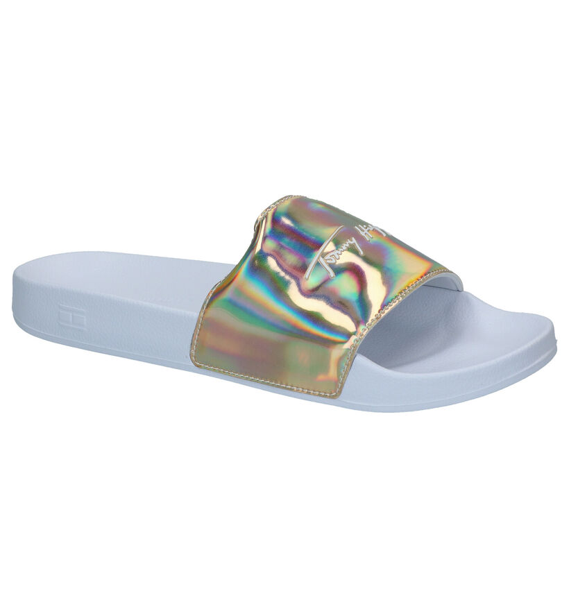 Tommy Hilfiger Feminine Pool Slide Nu-pieds en Blanc pour femmes (285246)