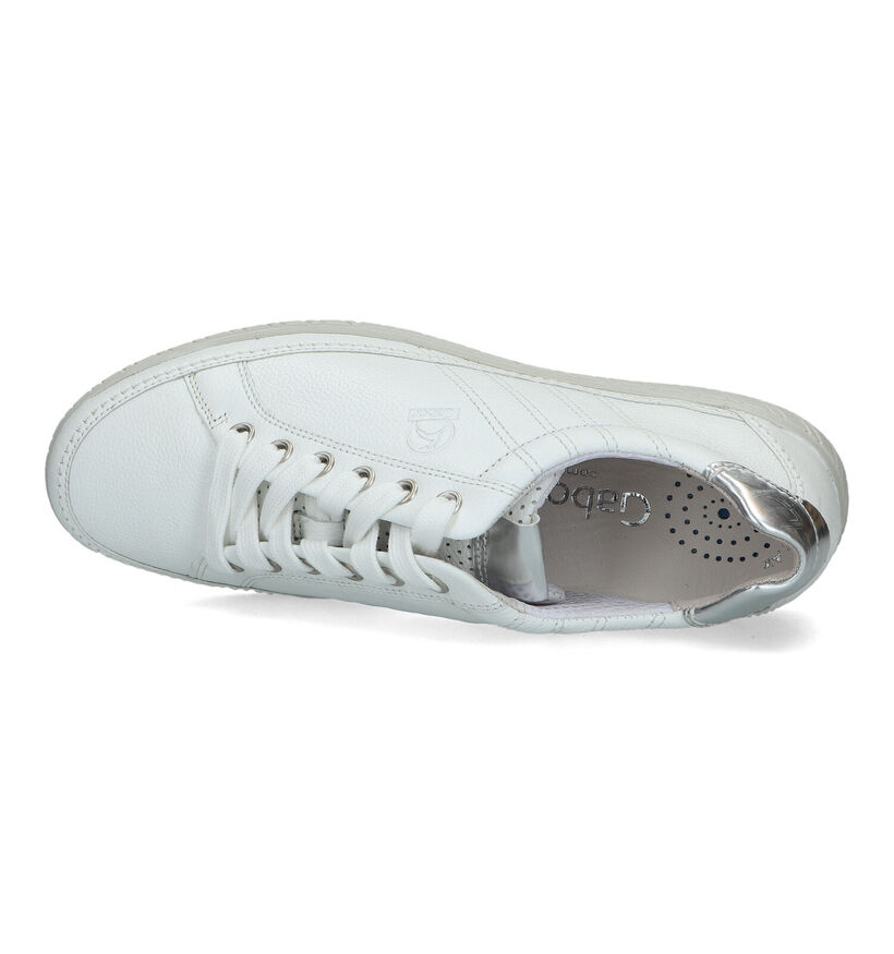 Gabor Ultra Flex Air Chaussures à lacets en Blanc pour femmes (323157) - pour semelles orthopédiques