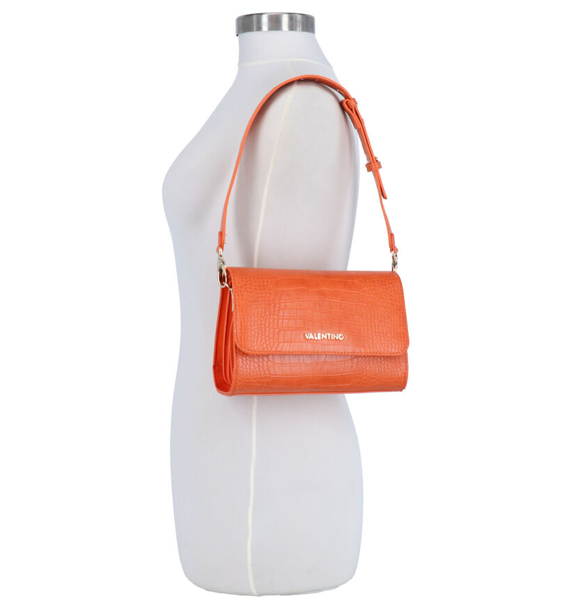 Valentino Handbags Summer Memento Oranje Crossbody Tas in stof (275826)