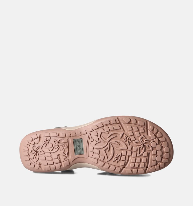 Skechers Reggae Slim Turn It Up Sandales en Vert Khaki pour femmes (354736)