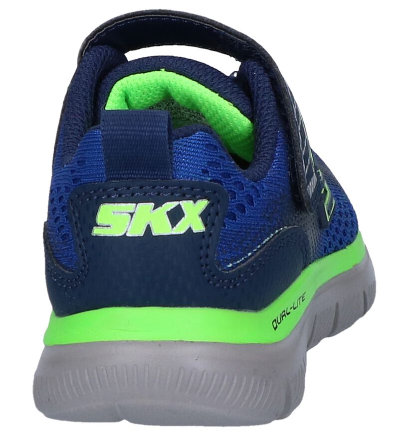 Blauwe Sneakers Skechers Flex Advantage in stof (250711)