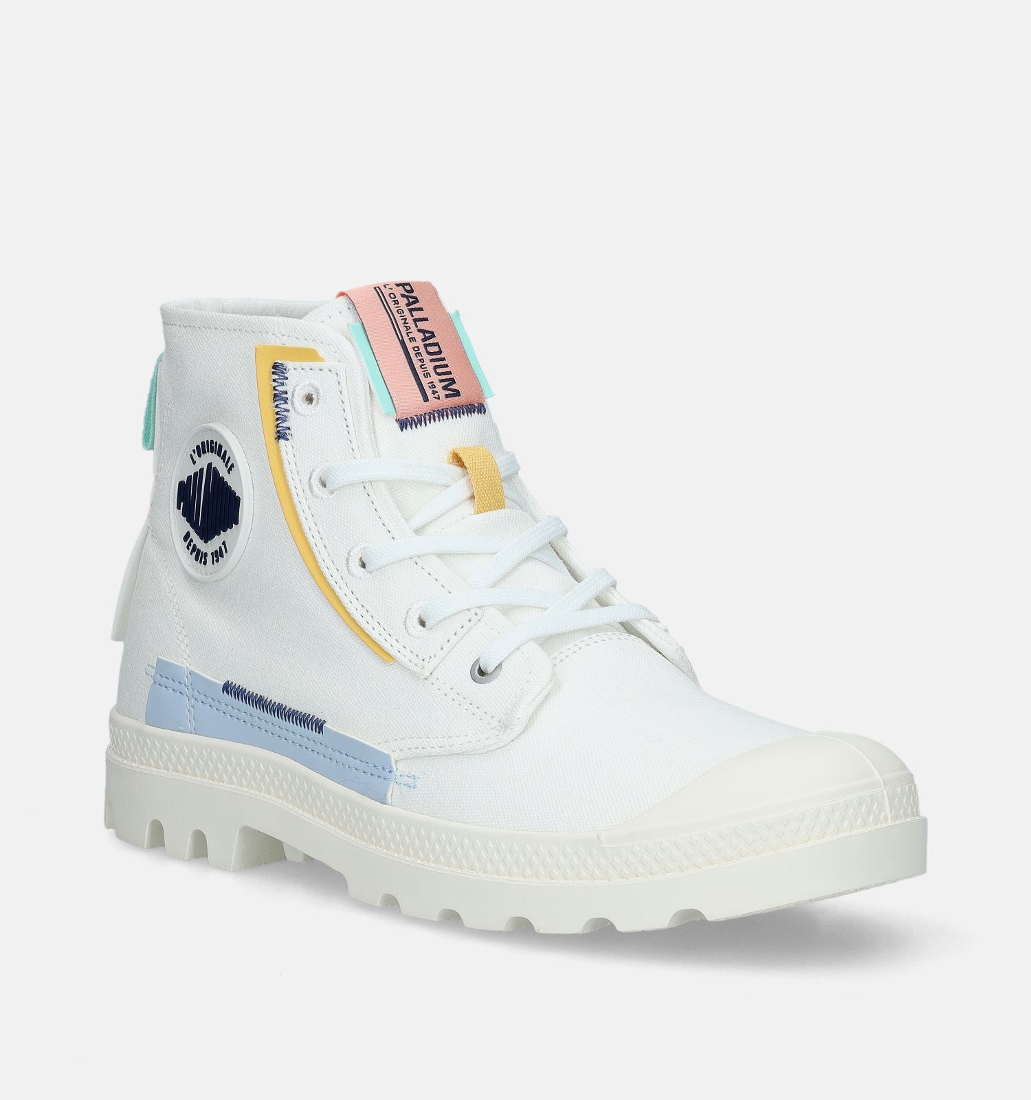Palladium Pampa Underlayer Witte Sneakers Dames Sneakers Online op TORFS.BE