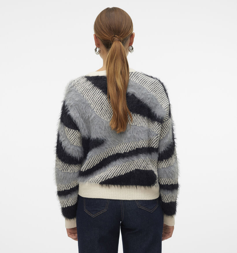 Vero Moda Callie Pull duveteux en Noir pour femmes (349045)