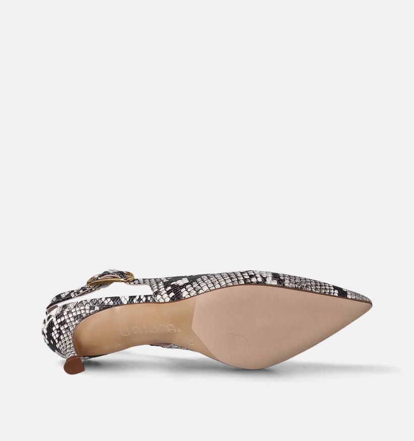 Unisa Ibon Vip Escarpins slingback en Noir pour femmes (357740)