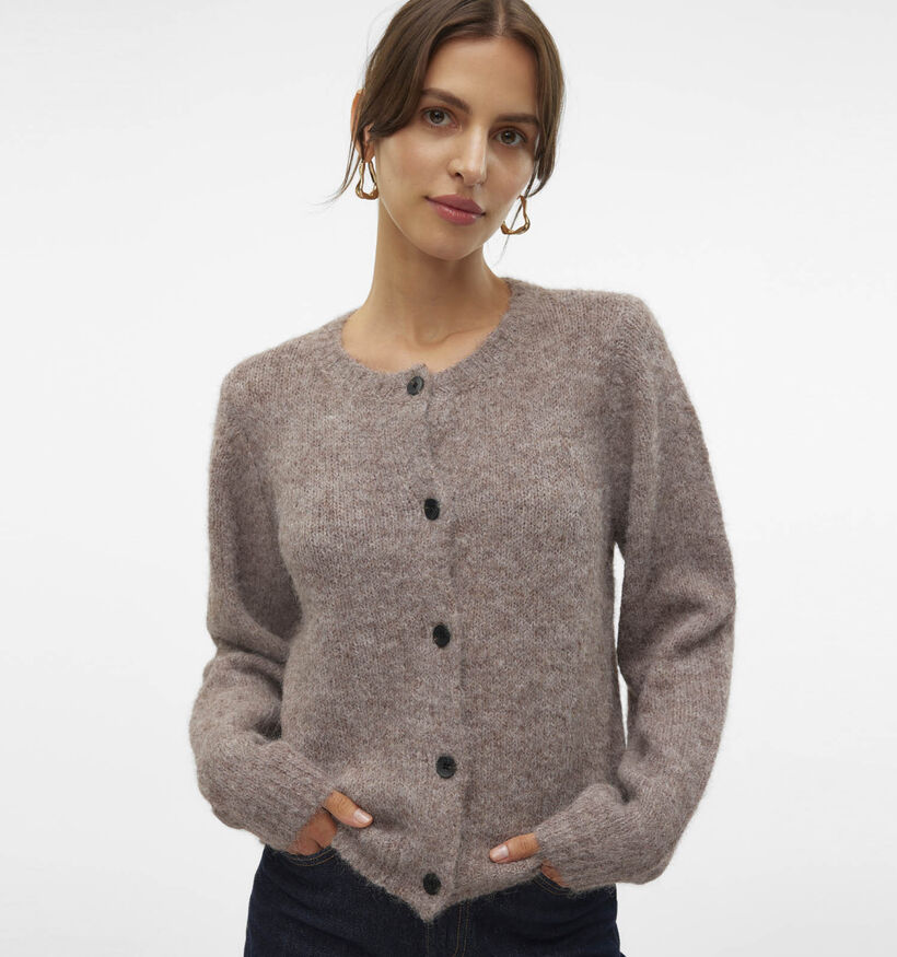 Vero Moda Novah Taupe Cardigan voor dames (361247)