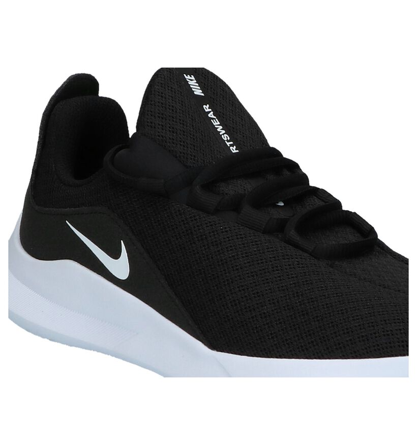 Zwarte Slip-on Sneakers Nike Viale in stof (250259)