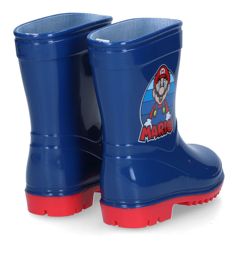 Super Mario Bottes de pluie en Bleu en synthétique (313818)