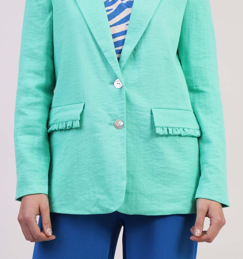 Vero Moda Simana Blazer en Menthe verte pour femmes (327015)