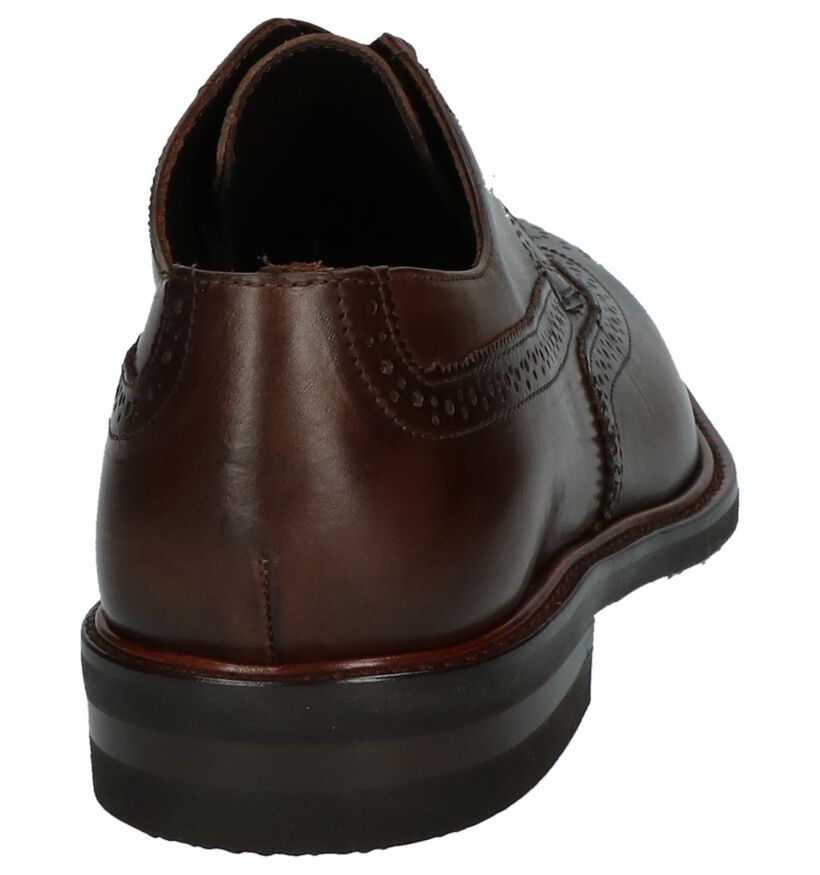 Bruine Geklede Oxford Veterschoenen Ambiorix Rovigo, , pdp