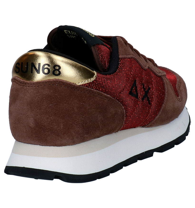 Sun 68 Ally Glitter Baskets en Marron en daim (298125)