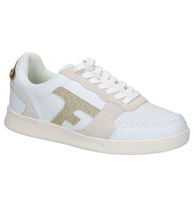 Faguo Baskets casual en Blanc en simili cuir (274839)