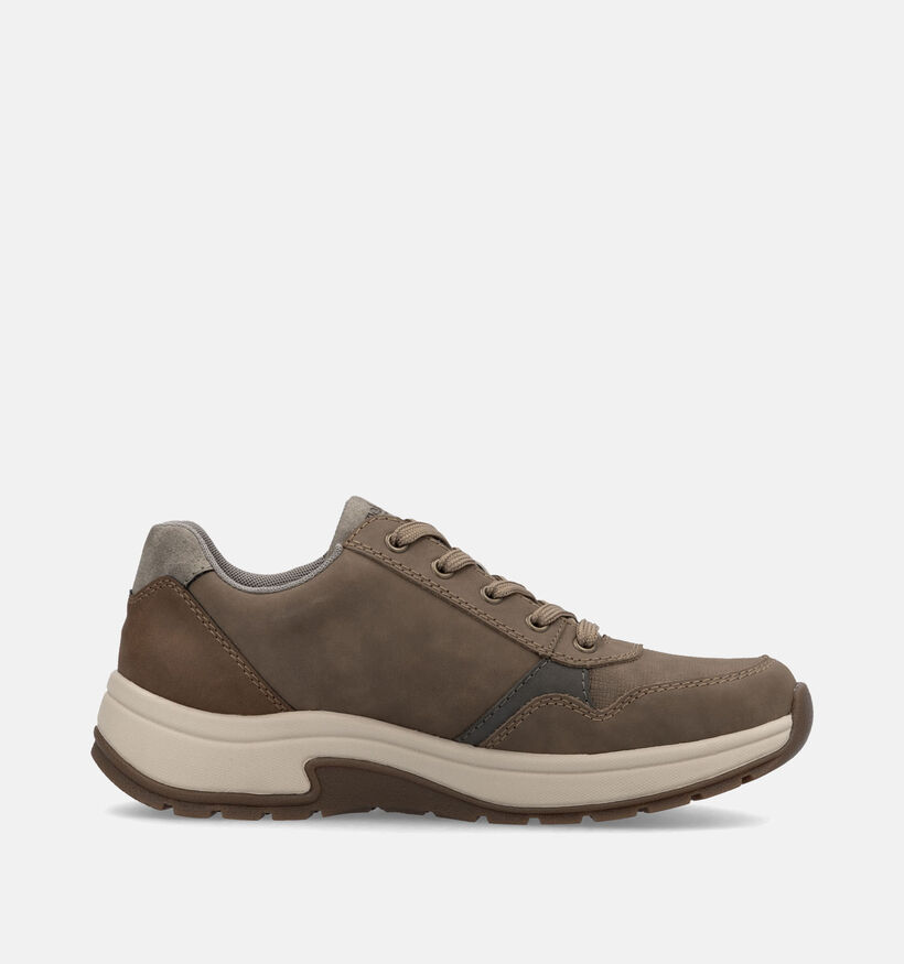 Rieker Bruine Veterschoenen voor heren (351308) - geschikt voor steunzolen